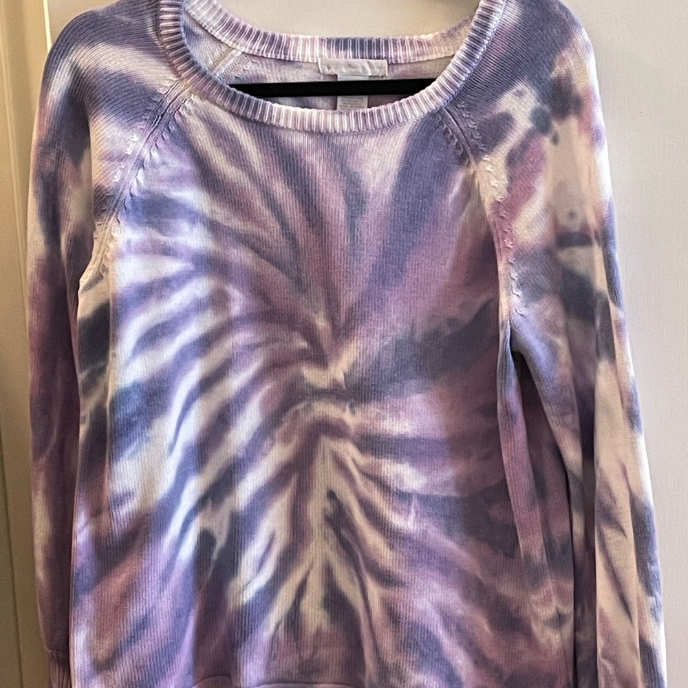 Cotton Tie Dye Sweater, L